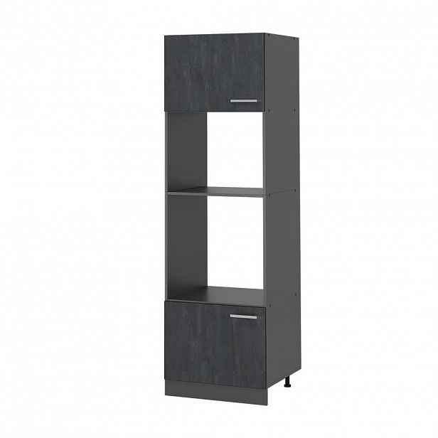 Vicco SKŘÍŇKA NA MIKROVLNNOU TROUBU R-Line Černý beton 60 cm
