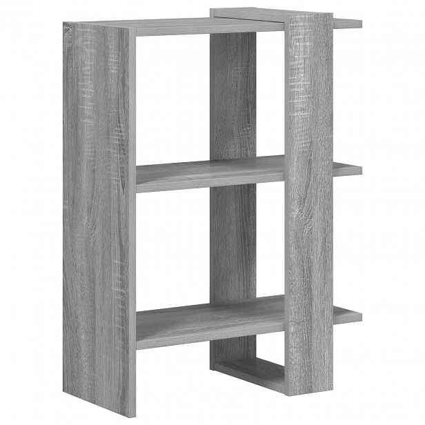 vidaXL Knihovna 2 úrovní 52 x 25 x 71,5 cm Kompozitní dřevo