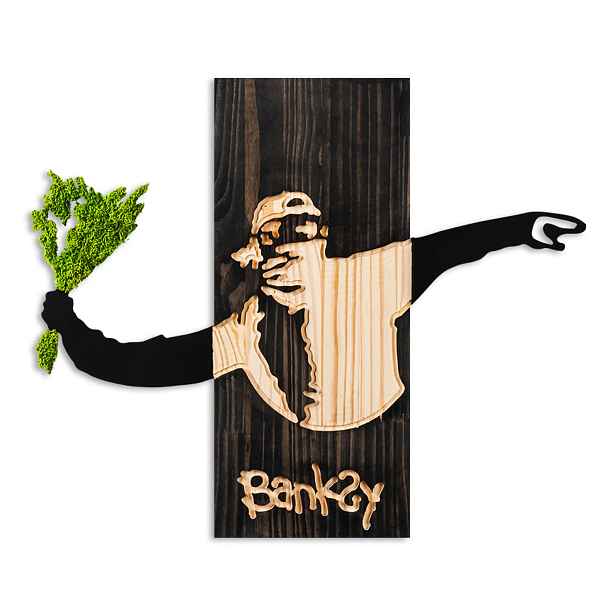 Dekorace na zeď NN01646 - Flower Thrower