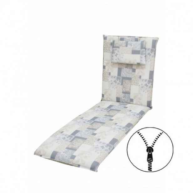 Doppler ELEGANT 2231 - polstr na zahradní lehátko s podhlavníkem