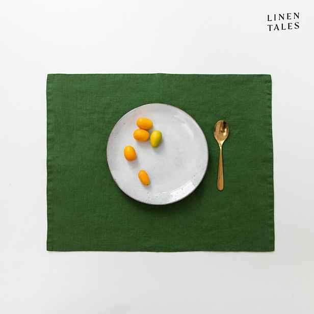 Lněné prostírání 35x45 cm True Green – Linen Tales