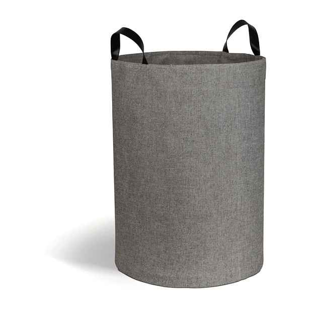 Šedý látkový koš na prádlo 69 l Soft Storage – Bigso