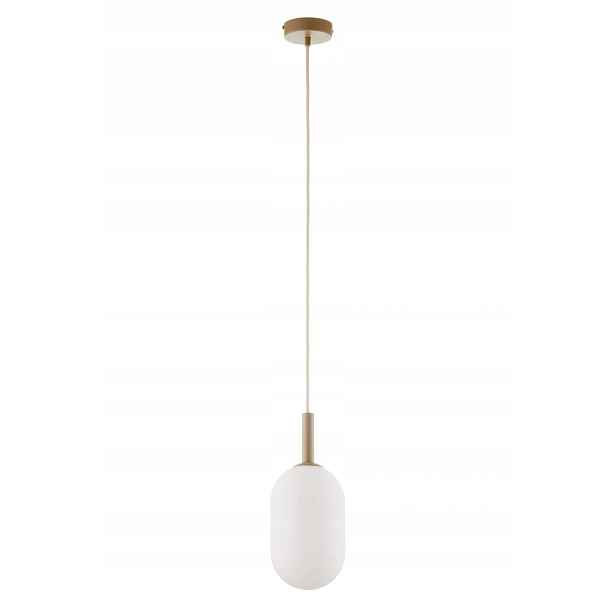 Sigma Lighting Pluum závěsná lampa béžová skleněná 1xE14 12W