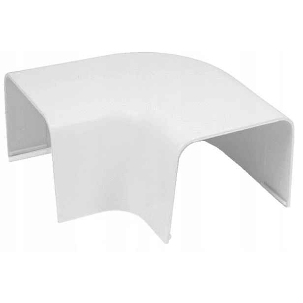 Spojka ploché koleno pro Pvc koryto 80x60 mm Artiplastic bílá