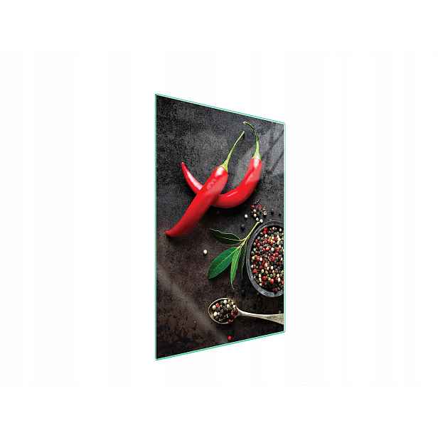 7v1 Skleněná Krájecí Deska 35x52 Chilli