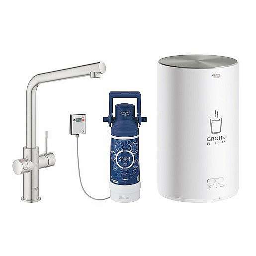 Dřezová baterie Grohe Red s výpustí supersteel 30327DC1