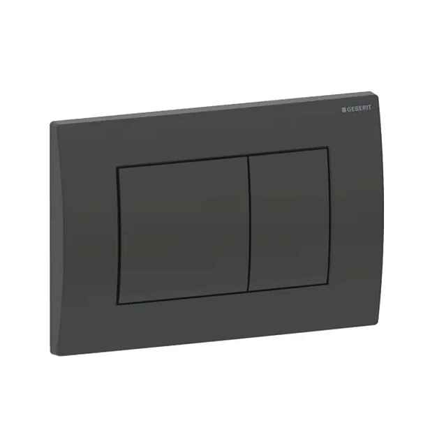 Geberit Delta20 - Ovládání splachování, matná černá 115.137.14.1