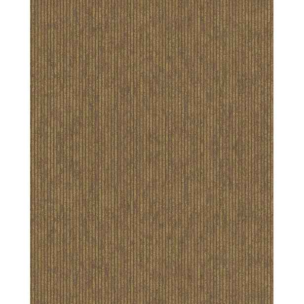 Hnědo-zlatá tapeta s vertikálními pruhy, exkluzivní, moderní, 10M X 106CM