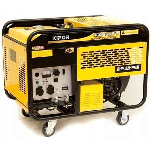 Kraft&Dele Benzínová elektrocentrála 5000 W 230 V s elektrickým startem