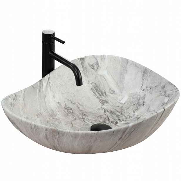 Umyvadlo na desku Dora Stone (REA-U5066) /po/