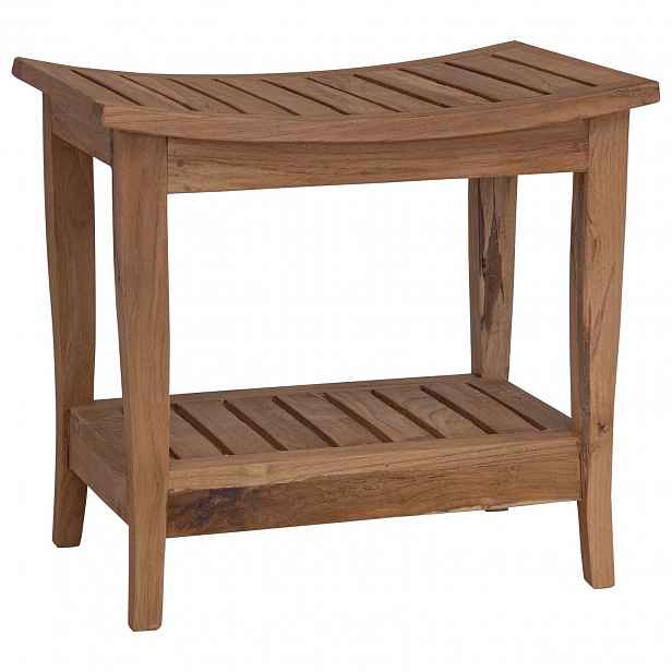 vidaXL Noční stolek do koupelny s úložištěm Přírodní 50 x 35 x 45 cm