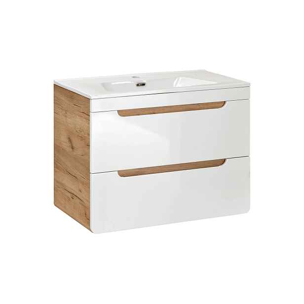 ArtCom Koupelnová skříňka s umyvadlem ARUBA White U60/1 | 60 cm
