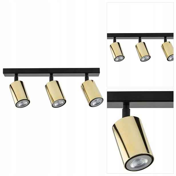 Černý stropní bod Zoom 3 je moderní na stěnu v obývacím pokoji Sigma Lighting