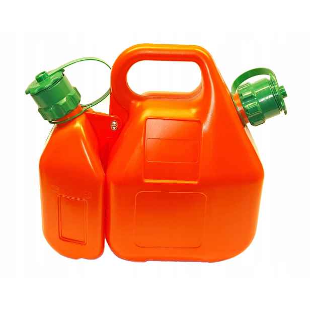 Dvoukomorový Kanystr Dual Husky 6+2,5 L Automat. Na Palivo Olej Do Pily Na Kosy