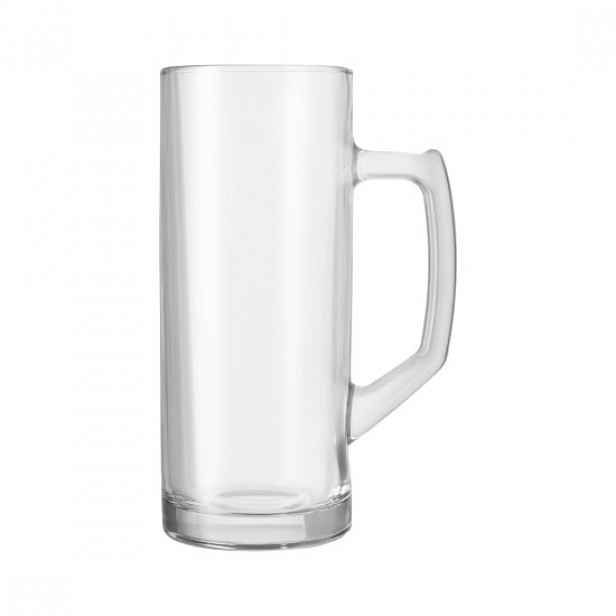 Pivní džbánek, ze skla, 630 ml, "Reno" - Borgonovo