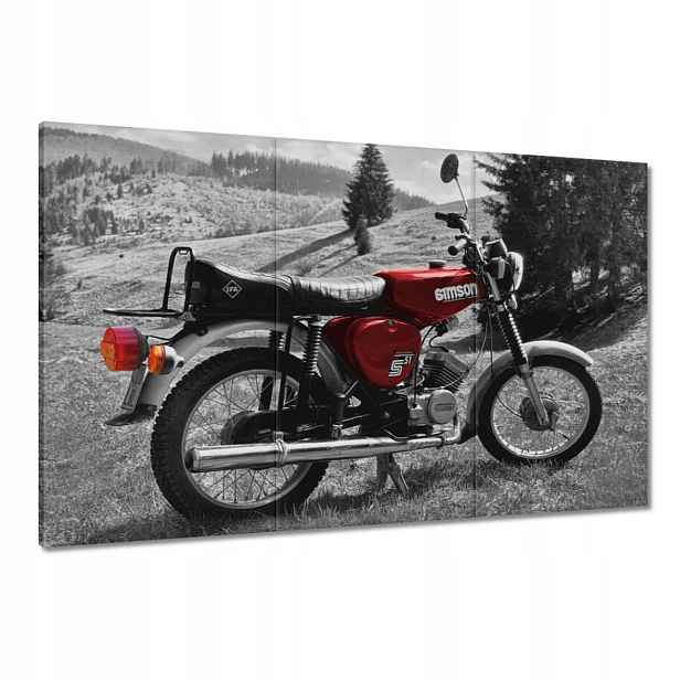 Obrazy 120x80 Červený Simson S51 E