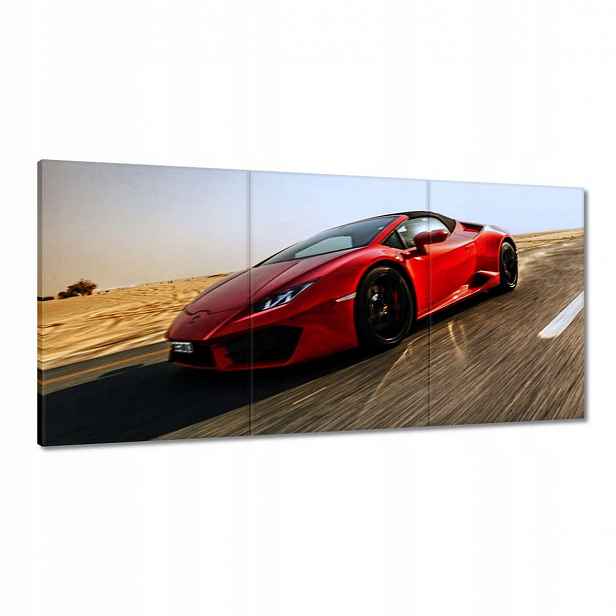 Obrazy 180x90 Červené sportovní auto