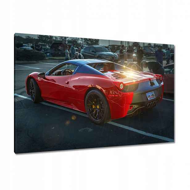 Obrazy 120x80 Červené Ferrari