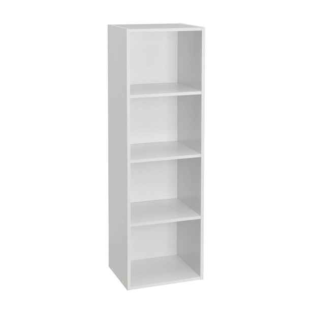 Bílá knihovna 30x106x24 cm Cube – Casa Selección