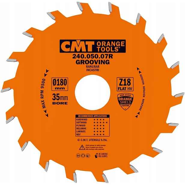 Cmt Drážkovací pila Z18 180x35x5,0 mm