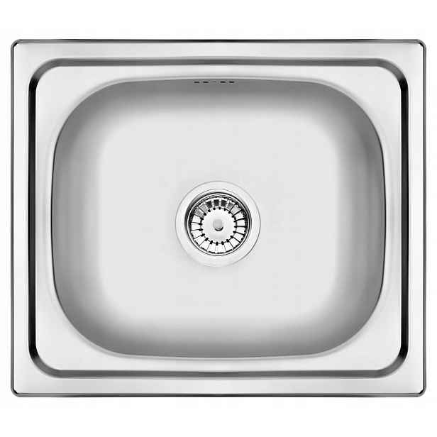 Doppio nerez satin Nerezový dřez, 1 bowl (ZEN_0103) /po/