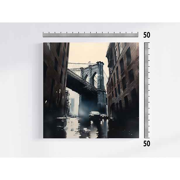 Obraz Na Plátně Canvas Město New York Most Brooklyn 50x50