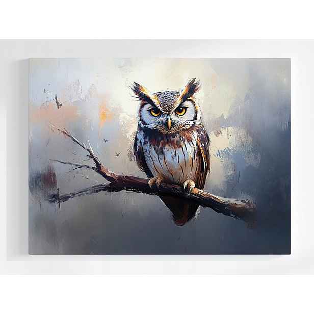 Plakát Příroda Ptačí Pták Sova Výr Velký Portrét 100x75