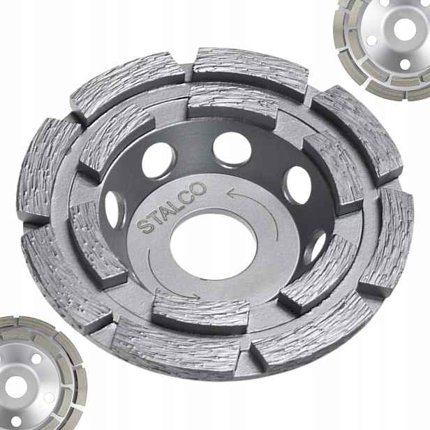 Stalco Diamantový kotouč hrncový 180 mm 2-řadý betonový kámen