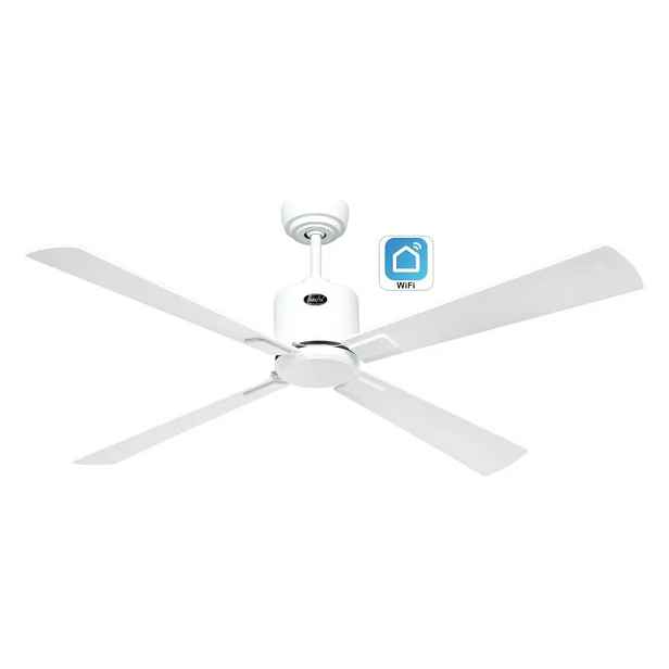 CasaFan 943232W Eco Neo III WiFi, světle šedá a bílá, stropní ventilátor