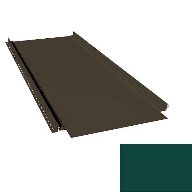 Krytina plechová LINEDEK 485 Flat SP 25 LESK RAL6005 zelená Cut
