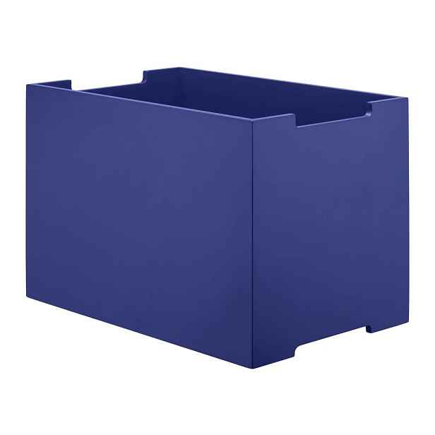 Modrý úložný box 25x39x27 cm Kasane L – Blomus