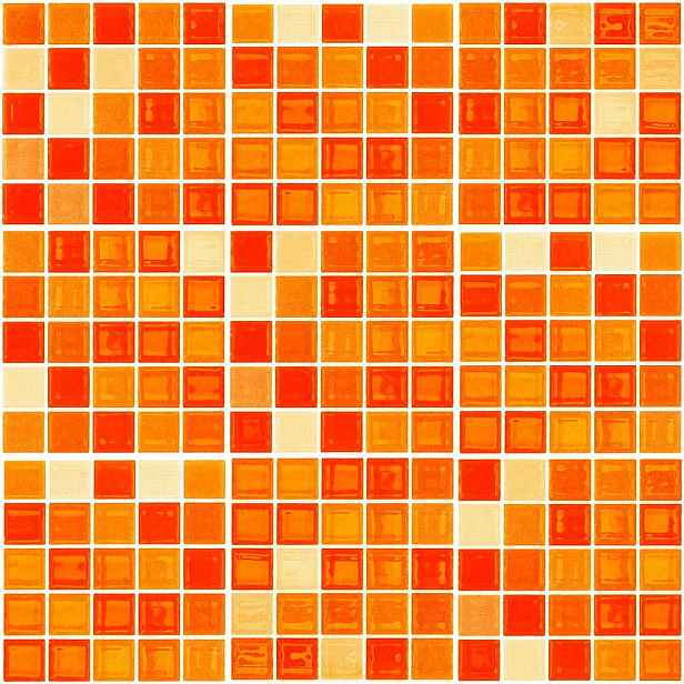 Sada 9 dekorativních samolepek na stěnu Ambiance Mosaics, 10 x 10 cm