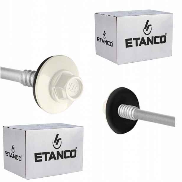 Vruty Do Sendvičových Panelů 125mm Ral 9010 Bílé GTR6 Etanco 100 Ks