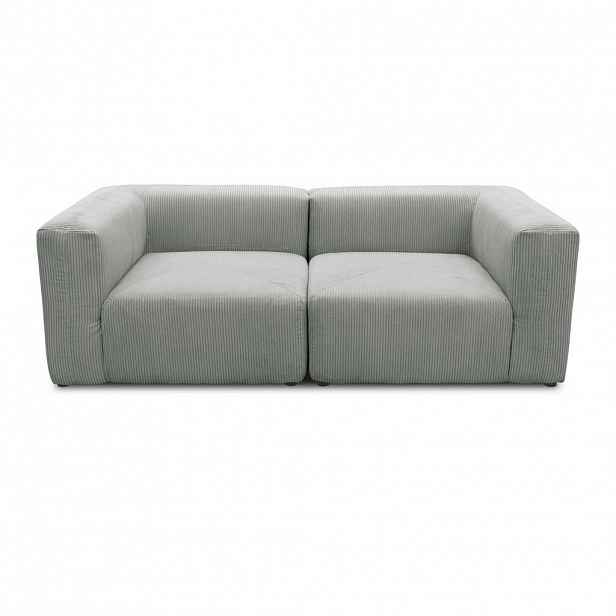 MID.YOU DVOUMÍSTNÁ POHOVKA, textil, světle šedá