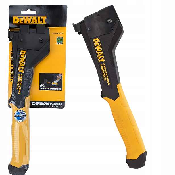Ruční kladívková sešívačka 8-12 mm z uhlíkových vláken DeWalt