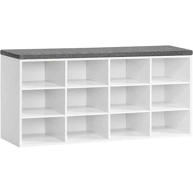 Botník Vasagle Endersen 100 cm bílý/šedý
