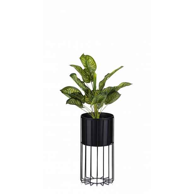Držák Na Květináč moderní černý 42 cm industriální Loft