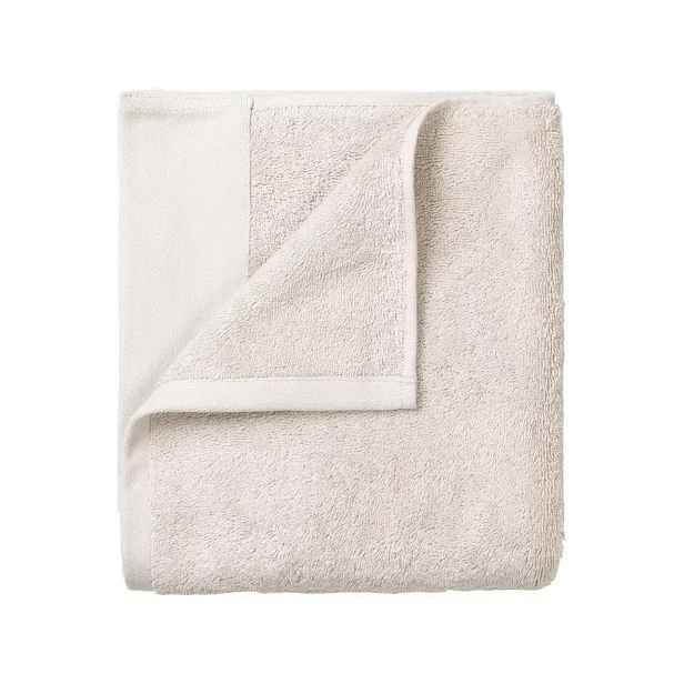 Krémové froté ručníky v sadě 2 ks z bio bavlny 30x50 cm Riva – Blomus