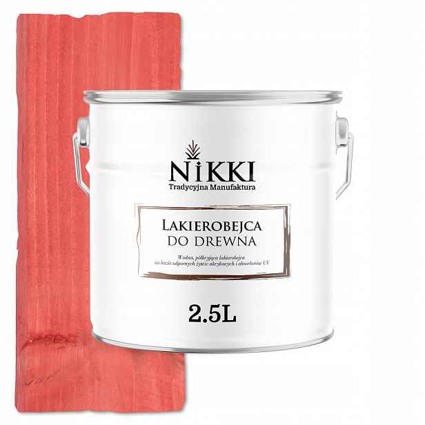 Lakovačka Na Dřevo 3V1 Extra Lazura Růžová Polomatná 2.5L Ochranná Uv Ochrana