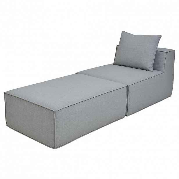 MCW CHAISELONGUE Světle šedá