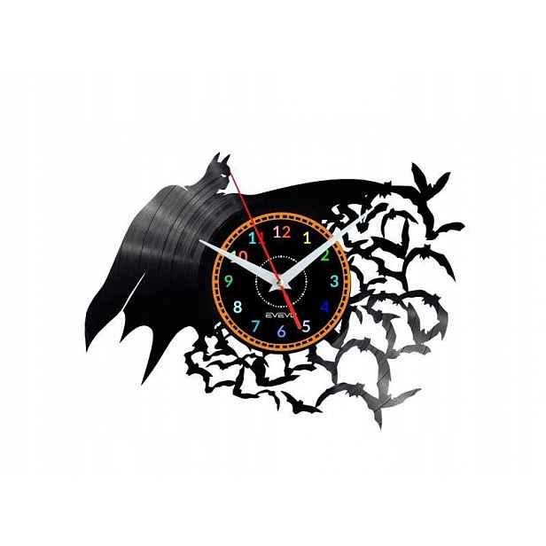 Batman Dárek Originální dekorace do domu Hodiny z vinylové desky