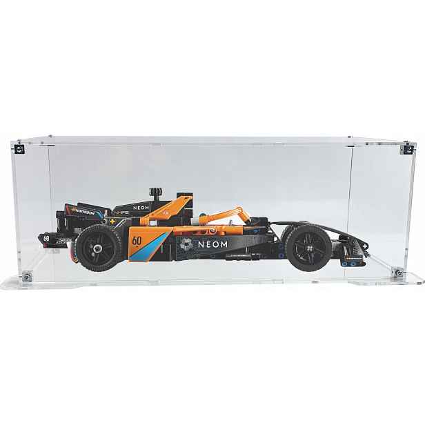 Vitrína s podstavcem Drewlandia pro stavebnici Lego 42169 Neom McLaren Formula