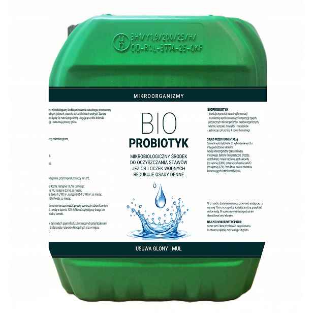 Bioprobiotikum 5L pro jezírka přirozeně odstraňuje zápach z řas a bahna