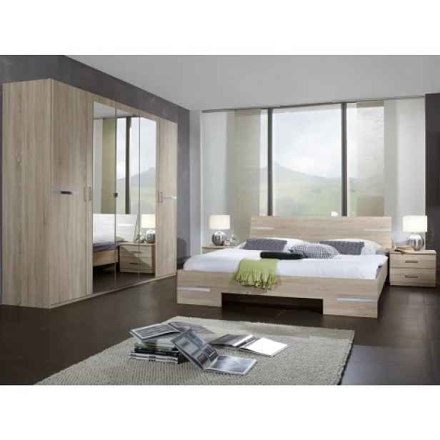 Sestava ložnice Anna 180x200 cm, dub sonoma