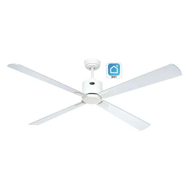 CasaFan 943337W Eco Neo III WiFi, stříbrná a wenge, stropní ventilátor