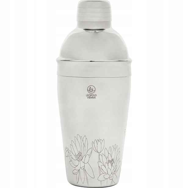 Leopold Vienna Flowers Shaker, nerezový, obsah: 0,50 litru, výška: 210 mm