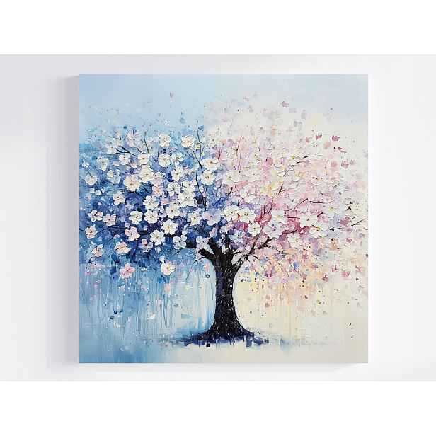 Obraz Na Plátně Canvas Příroda Zahrada Dřevo Květiny Jaro 50x50