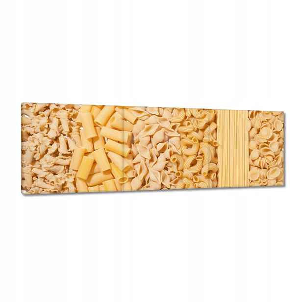 Obrazy 120x40 Druhy těstovin pasta