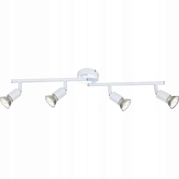 Stropní Svítidlo Spot Olana Bílá 4 zdroje GU10 Led 1000lm Globo Lighting
