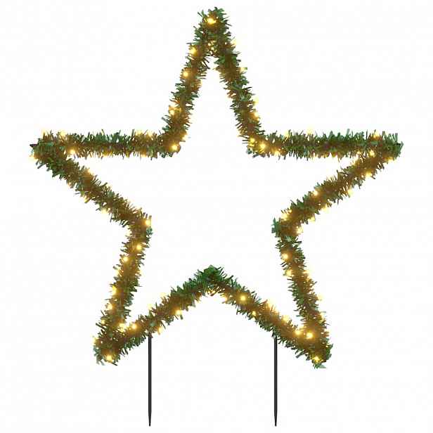 vidaXL Vánoční světelná dekorace s hroty Hvězda 115 LED diod 85 cm